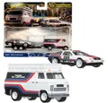 Produktbild: Hot Wheels Spielzeug-Rennwagen DMC DeLorean + HW Rally Hauler Hot Wheels Team Transport Fahrzeuge