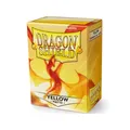 Produktbild: Dragon Shield Matte Gelb Kartenhüllen Standard 100 Stück Box MTG