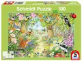 Produktbild: Puzzle 100 elementów. Leśne zwierzęta