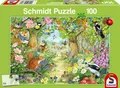 Produktbild: 100 Teile Schmidt Spiele Kinder Puzzle Tiere im Wald 56370