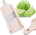 Produktbild: Hölzerne Shredder Cutter Kohlhobel Grater Slicer für Gemüse Obst 42cm 3-Messer