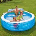 Produktbild: INTEX Swim Center Lounge Family Swimming Pool Rund Planschbecken Kinderpool