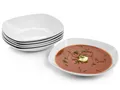 Produktbild: SÄNGER Suppenteller Set Bilgola, Weiß, (6 St), 350ml, spülmaschinengeeignet, Premium Collection