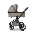 Produktbild: MOON RESEA+ mud, Black, Kombi-Kinderwagen Edition+, mit Wanne und Sportwagen Sitz, bis 22kg, Kollektion 2025