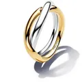 Produktbild: Pandora Silberring PANDORA ESSENCE Ring verschlungen zweifarbig 163262C00