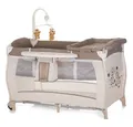 Produktbild: Hauck Baby-Reisebett Babycenter Zoo, 8-tlg., mit Neugeborenen-Einsatz, Wickelauflage, Spielbogen & Spieluhr, Rollen