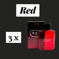 Produktbild: 3 x Herren Parfum 100ml - RED - Black Onyx