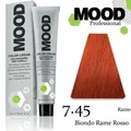 Produktbild: Tönung 7.45 Blond Kupfer Vergoldet Intensive Farbe für Haare Mood 100ml