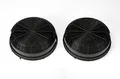 Produktbild: Elica CFC0140343 Aktivkohlefilter für Dunstabzugshauben, schwarz (1 Paar)