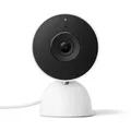 Produktbild: Google Nest Cam Indoor (mit Kabel, 3. Generation) – Sicherheitskamera für den Innenbereich mit 2K-Video, Bewegungserkennung – Snow