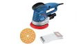 Produktbild: Bosch GEX 34-150 Professional Exzenterschleifer 12000 RPM 24000 OPM Schwarz, Blau, Grau, Rot