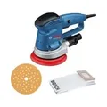 Produktbild: Exzenterschleifer GEX 34-150 Professional - blau/schwarz, 340 Watt