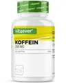 Produktbild: Koffein Tabletten mit je 200 mg - 500 Tabletten - Laborgeprüft (Wirkstoffgehalt & Reinheit) - Ohne unerwünschte Zusätze - Hochdosiert - Vegan - Premium Qualität