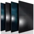 Produktbild: SUNNIVA® Solarmodul 4x 460 W FULL BLACK Bifazial Glas/Glas PV Modul Solarpanel - PMax 1840W (4x460W) Bifacial N-Type, für Balkonkraftwerk oder PV Solar Anlage