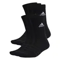 Produktbild: adidas Unisex Cushioned Sportswear Crew Socks 6 Pairs, Black / White, 34-36