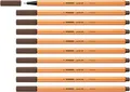 Produktbild: STABILO - Fineliner - point 88-10er Pack - umbra