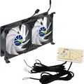 Produktbild: Titan TTC-SC22(C)/V2+ Kühlschrank-Doppellüfter 140x25mm IP55 für Camping