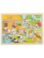 Produktbild: Goki Wooden Jigsaw Puzzle Petting Zoo 48 pcs. Holz