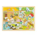 Produktbild: GOKI Holzpuzzle Kinderzoo 48 Teile