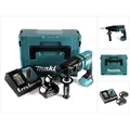 Produktbild: Makita DHR 182 RTJ Akku Bohrhammer 18V 1,7J SDS plus Brushless + 2x Akku 5,0Ah + Ladegerät + Makpac (DHR182RTJ)
