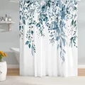 Produktbild: M&W DAS DESIGN Duschvorhang Shower Curtain Badewannenvorhang Badevorhang Anti Schimmel Waschbar Faltbar Schwer duschvorhang 180x200 100% wasserdicht