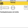 Produktbild: 200er PACK(Stk)  000085700009030008 Flachkopfschraube DIN 85 m.Schlitz M 3 x 8 M