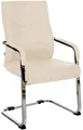 Produktbild: CLP Besucherstuhl Hobart, Freischwinger Kunstleder oder Stoffbezug