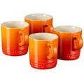 Produktbild: Le Creuset Becher 350 ml 4er-Set Ofenrot