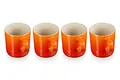 Produktbild: LE CREUSET 4er-Set Becher aus Steinzeug, je 350 ml, Ofenrot, 79113350900000