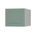 Produktbild: Feldmann-Wohnen Klapphängeschrank Kvantum (1-türig, 1 Fach, Türanschlag oben, Soft-Close, 1-St., Fronten mit dekorativen Fräsungen und leicht abgerundeten Ecken) 40x59x36cm grau - mint matt (Q-W6B/40)