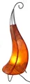 Produktbild: GURU SHOP Hennalampe, Leder Tischlampe/Tischleuchte - Alban Orange, 70x22x22 cm