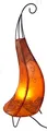 Produktbild: Hennalampe, Leder Tischlampe / Tischleuchte - Alban orange - 70*22*22 cm
