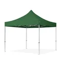 Produktbild: Faltzelt Professional 3x3 m ohne Seitenteile Faltpavillon ALU Pavillon Partyzelt in grün