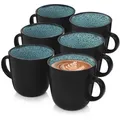 Produktbild: Sänger Kaffeebecher, Blau, Stein, 6-teilig, Vintage, 0.4 L, Rund, kratzfest, Kaffee & Tee, Tassen, Kaffeebecher