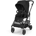 Produktbild: cybex Gold Kinderwagen Melio Carbon, Schwarz, Textil, 49x96.5 - 107x82-91 cm, Feststellbremse, Federung, 5-Punkte-Gurt, Sitz umsetzbar, Einhand-Faltmechanismus, Baby on Tour, Kinderwagen, Kombikinderwagen