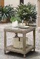Produktbild: Destiny Beistelltisch MERANO 46x46x50 cm, Polyrattan, natur meliert