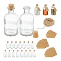 Produktbild: Dekogläser Mini-Glasflaschen Korkengläser Gewürzbehälter 125 ml 130 g Korken