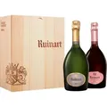 Produktbild: Champagner Ruinart - Geschenkset 2 Fl. - Brut + Rosé