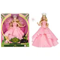 Produktbild: Mattel Wicked Glinda Deluxe-Modepuppe und Accessoires, einschließlich Krone und Zepter, vom Film inspirierter Look, verschiedene Posen möglich, HXY37