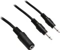 Produktbild: Goobay Audio Y-Kabeladapter 3,5 mm, 1x Stereo-Buchse zu 2x Mono-Stecker - Klinke 3,5 mm Buchse (3-Pin, stereo) > 2x Klinke 3,5 mm Stecker (2-Pin, mono)