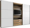 Produktbild: Wimex Schwebetürenschrank Magic by fresh to go tolles EXTRA: mit drehbarem TV-Element, mittig mit Schubladen
