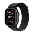 Produktbild: Apple Watch Ultra 3 Titan Schwarz (GPS + Cellular) 49mm (Alpine Armband Schwarz)