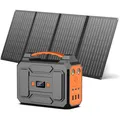 Produktbild: Powerstation 99Wh mit Solarpanel 40W Tragbar 230V AC USB-C Camping Outdoor sc...