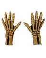Produktbild: Horror-Shop Knochengerippe Handschuhe - One Size - Latex