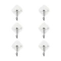 Produktbild: Aeuezxx Selbstklebende Haken, 6 Stücke Klebehaken, Wandklebehaken, Handtuchhaken, Mehrzweckhaken, für Bad, Küche, Wand, Tür