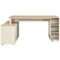 Produktbild: Vente-Unique Schreibtisch, Beige, Natur, Holz, 174x76x120 cm, Arbeitszimmer, Schreibtische, Eckschreibtische