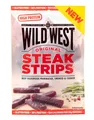 Produktbild: Wild West Steak Strips Original 25g Tüte Jerky Trockenfleisch (107,60 EUR/kg)