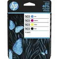 Produktbild: HP 903 4er-Pack Tintenpatrone Schwarz, Cyan, Magenta, Gelb (6ZC73AE)