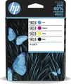 Produktbild: HP Inc. Tinte 903 Value Pack schwarz/cyan/magenta/gelb