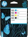 Produktbild: Original HP Tintenpatronen 903 CMYK, Mixpack, cyan, magenta, gelb, schwarz 344833